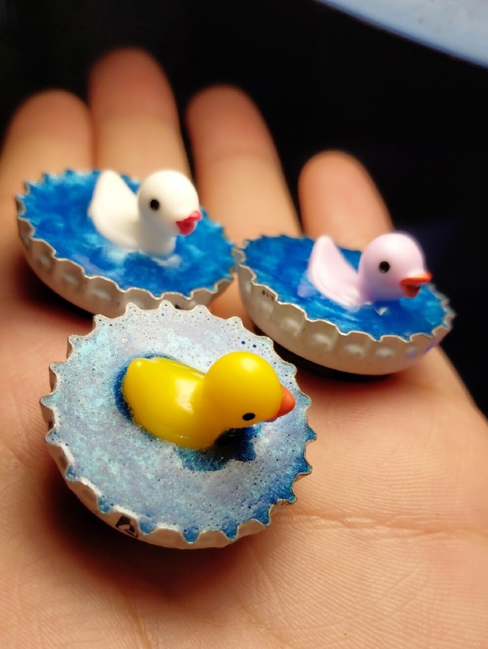(3) Ducks in a Pool Magnets - Picture 4 of 4